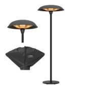 פטריית חימום חשמלית על עמוד כולל כיסוי מבית AMGAZIT אמגזית דגם 37097