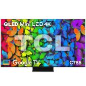 טלוויזיה חכמה "50 MINI LED מבית TCL טי.סי.אל דגם 50C755