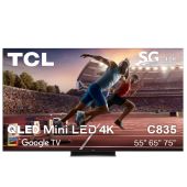 טלוויזיה חכמה "55 QLED 4K מבית TCL טי.סי.אל דגם 55C835