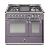 תנור אפיה משולב כיריים 100 ס"מ מבית STEEL סטיל דגם A10SF סדרת ASCOT-גימור סגול