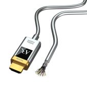 כבל HDMI איכותי באורך 1.8 מטר מבית ACOUSTICS REASEARCH סדרת GOLD דגם ARGH6
