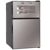 מקרר משרדי משולב יין 8 בקבוקים מבית LANDERS לנדרס דגם BCHW69