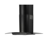 קולט אדים ארובה משולב זכוכית מעוגלת 60 ס״מ מבית BOMPANI בומפני מדגם BO14460BLK