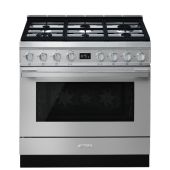 תנור משולב עם כיריים גז 90 ס"מ מבית SMEG סמאג דגם CPF9GM