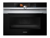 תנור בנוי קומפקטי משולב אידוי 45 ס"מ מבית SIEMENS סימנס דגם CS658GRS1