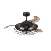 מאוורר תקרה 42" כנפיים מתקפלות מבית WESTINGHOUSE ווסטינגהאוס דגם DUNLIN 73001-2848