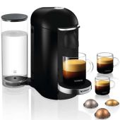 מכונת קפה VertuoPlus מבית NESPRESSO דגם GBC2 בגוון שחור