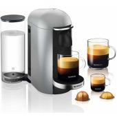 מכונת קפה VertuoPlus מבית NESPRESSO דגם GBC2 בגוון כסוף