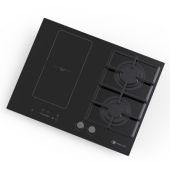 כיריים היברידיות גז+אינדוקציה 68 ס"מ מבית SCHAUB LORENZ שאוב לורנז דגם I777 