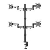 מתקן שולחני ל-4 מסכים מבית LUMI לומי דגם LDT30-C048