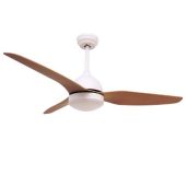 מאוורר תקרה CCT 50" DOLPHIN עם תאורת לד ושלט מבית NORTHER נורתר דגם NT-DLF-WHWD-LED-RC-DC