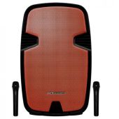 בידורית בלוטוס 15״ עם שני מיקרופונים מבית PURE ACOUSTICS  פיור אקוסטיקס דגם PMW3015