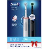 מארז זוג מברשות שיניים חשמליות מבית ORAL-B אורל בי דגם PRO 3 D505.523.3H