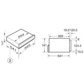 מגירת חימום 60 ס"מ מבית LA CUISINE לה קוזין דגם ST6014