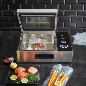 מכונת ואקום עם תא CASO SLIM LINE